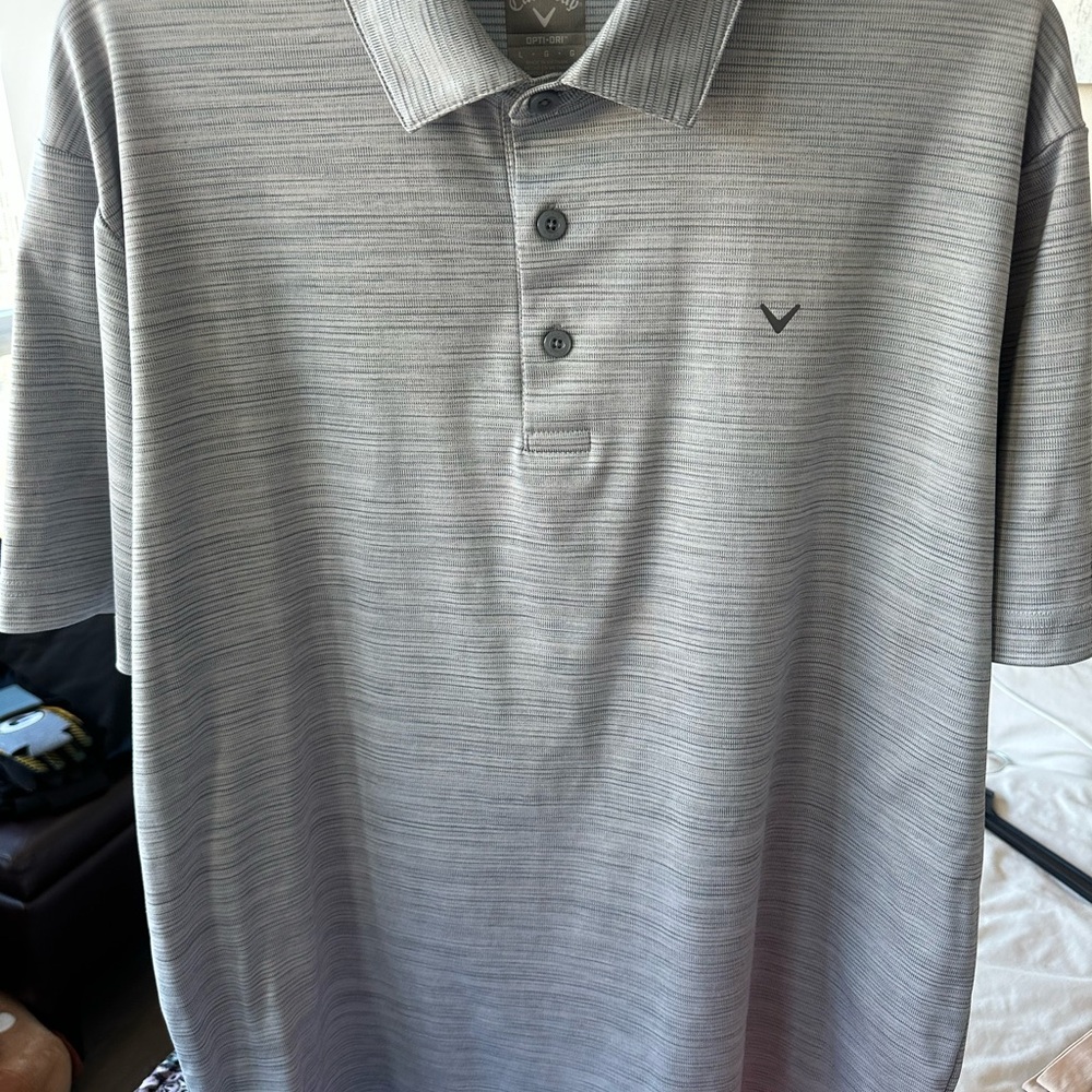 3-Pack | Men’s Large Callaway Golf Dri-Fit Performance Polos
